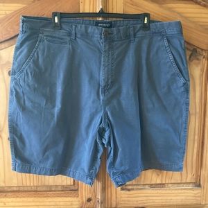 Men's American Eagle Next Level Flex Classic blue gray chino shorts size 46